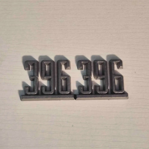 396 Fender Badges - Pair Morflavo Auto Dynamics